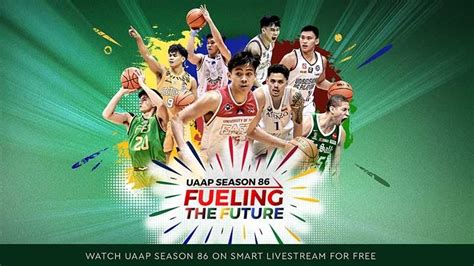 uaap live stream free|UAAP Season 86 airs for free on Smart LiveStream.